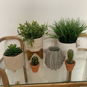 Faux plants